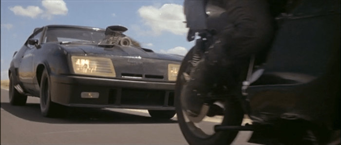 Max comes to enjoy running everybody off the road.