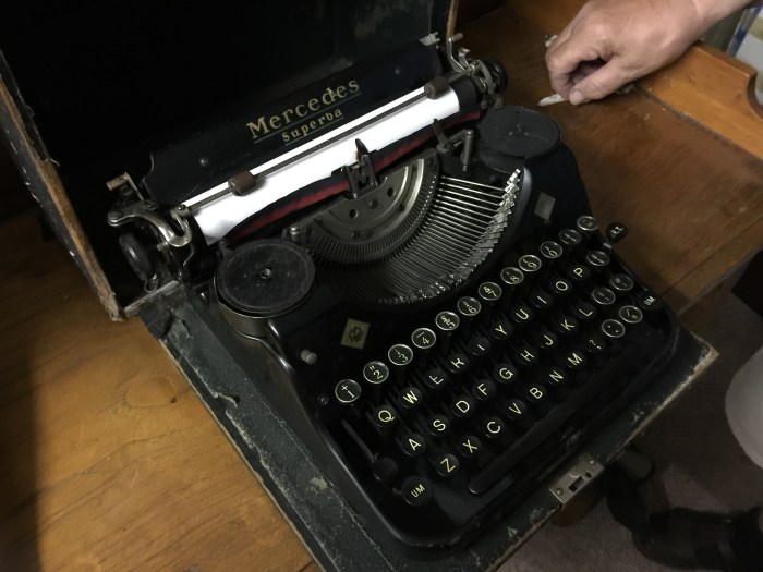 The Mercedes of typewriters? Maybe. 